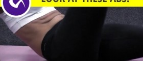 Stomach workout for lower abs: half jackknife sit ups for beginners