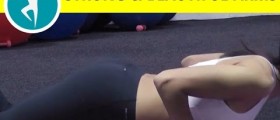 Arms workout for beginners: triceps pushups from knees