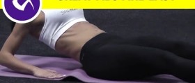 Leg circles - great exercise for abdominal muscles - try it today