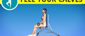 Home Video: Legs Exercise with Weights for Men & Women - Leg Muscle Weight Training