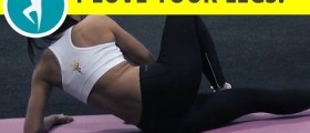 Home workout for inner thighs with heel out - targeting inner thighs, hamstrings, glutes