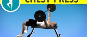 Bodybuilding Chest Press Workout with Barbell