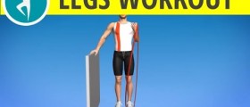 Legs Exercise for Men at Home Rubber Band Workout for Legs