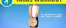 Arms Workout for Men - Reverse Plate Curl