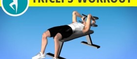 Arms Workout at Home: Tricep Dumbbell Extension