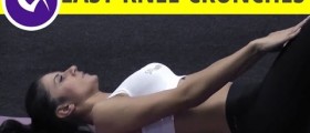 Easy crunches: abdominal exercise for people with lower back pain