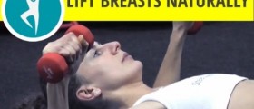 Chest workout with exericse ball and stepper: chest press, fly, around the world & pullover
