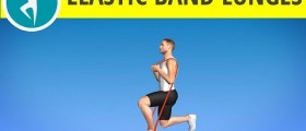Workout for Legs: Lunges with Resistance Band