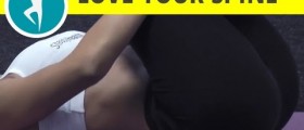 Stretching exercise for sciatica from spinal stenosis: back flexion