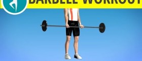 Barbell Workout for Biceps and Arms - Wide Grip Standing Barbell Curl