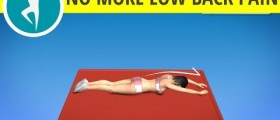 Lower back exercises and stretches without equipment
