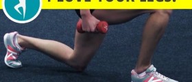 Leg workout targeting quadriceps, hamstrings and glutes: short movement lunges