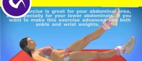 Exercise for Flat Tummy - Scissor Kick