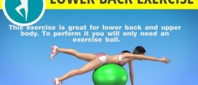 Low Back Workout with a Fitness Ball: Exercise for a Lower Back Pain Relief
