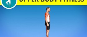 Deltoids Workout with Elastic Band at Home: Upper Body Workout: Front raises