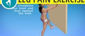Leg Pain Exercise (Plantar Fasciitis, Calf Stretch)