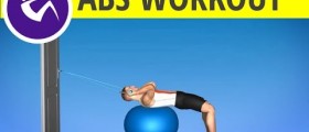 Abs Workout for Men - Resistance Band and Exercise Ball Workout for Abs and Upper Body