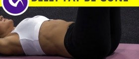 Spread your legs and work your abs- upper abdominal muscles