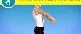 Stretching Exercise for Tennis Elbow and Extensor Muscles in the Forearm