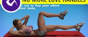 Abdominal Exercises For Women - Air bike