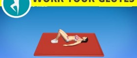 Glutes and butt workout at home plus upper back exercise for women and men- no equipment needed