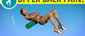 Upper Back Pain Exercise with Foam Roller