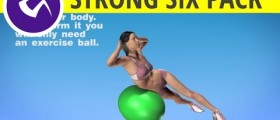 How to Get Six Pack Abs - Abdominal workout on a Fitness Ball for Men and Women