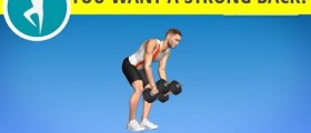 Weights back workout: exercises with dumbbells at home - training for lats and biceps too