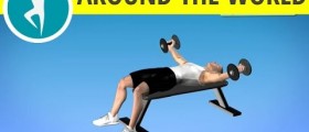 Chest Workout for Men with Dumbbells and Bench