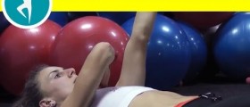 Tone up your arms for summer with this easy workout: triceps extensions across face