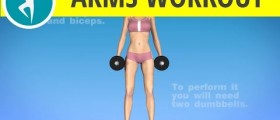 Arms Workout for Women - Alternate Dumbbells