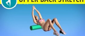Upper Back Stretch and Foam Roller Massage