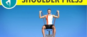 Arms and Upper Body Workout for Women: Shoulder Press Seated