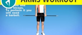 Arms Workout with Barbell - Drag Curl